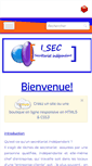 Mobile Screenshot of i-sec.be
