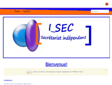 Tablet Screenshot of i-sec.be